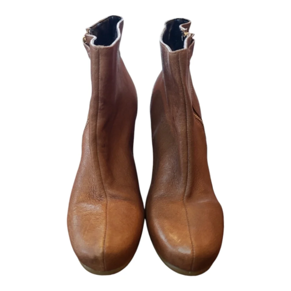 Chinese Laundry Women's‎ Tan Wedge Ankle Boots size 10